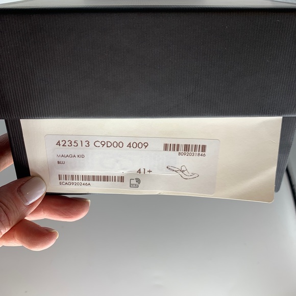 Gucci Princetown loafer mules, navy blue, size 41 1/2 - Picture 9 of 12